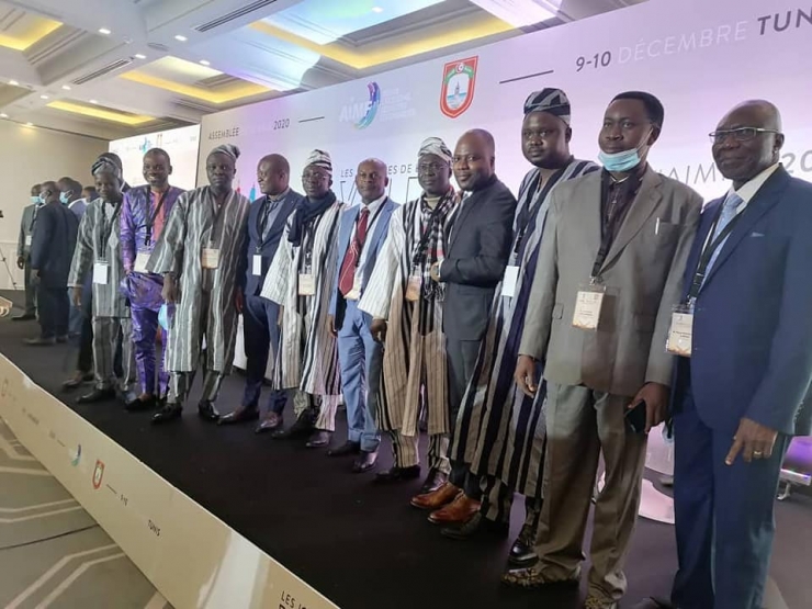 Les maires de Porto-Novo, Parakou, Banikoara, Djougou, Agbangnizoun, Abomey et Covè représentent l’ANCB à Tunis