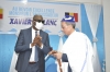 En fin de mission diplomatique au Bénin: L&#039;ambassadeur belge Xavier LEBLANC apprécie le dynamisme imprimé par le Maire Luc Sètondji ATROKPO à l&#039;ANCB